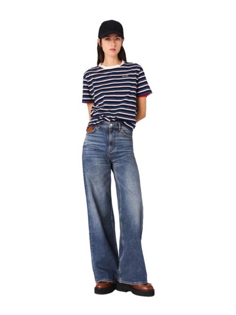 maje maje Wide-leg jeans in Blue at Nordstrom