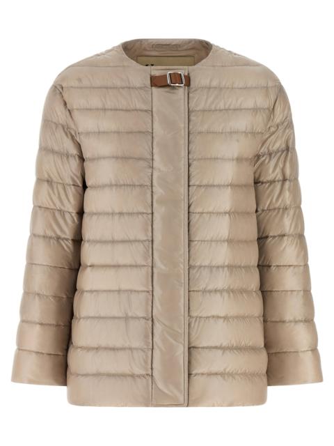 Herno Herno Women Leather Strap Down Jacket