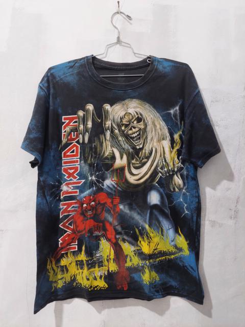 Other Designers Archival Clothing - Iron maiden The Number Of The Beast Allover shirt