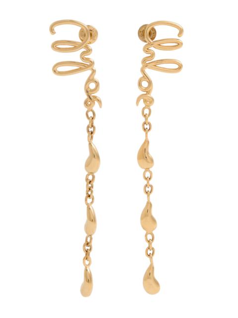 Chloé Chloe Iconic Logo Drop Earrings