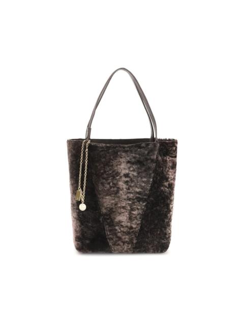 Chloé Chloé Spin Shearling Tote Bag