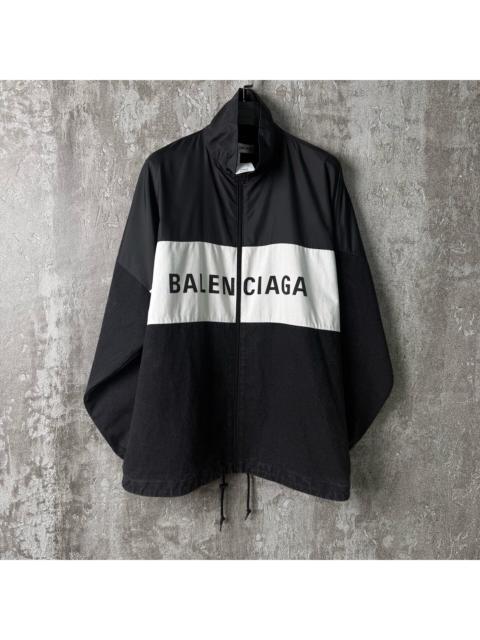BALENCIAGA Balenciaga Print Denim Panel Shell Jacket