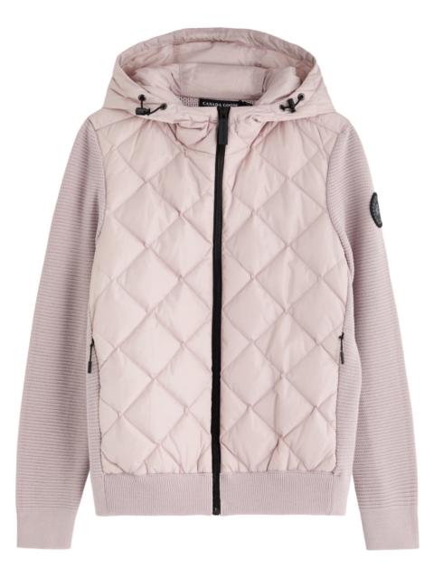 Canada Goose Hybridge Hooded Nylon and Wool Jacket