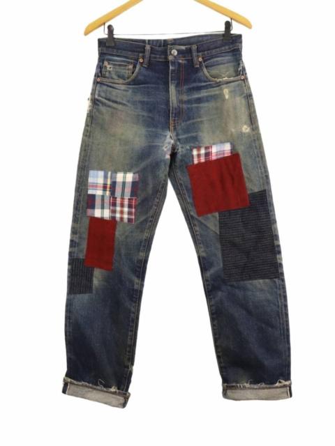 Levi's LVC 502-XX (Big E) 1992 Vtg. Selvedge Patchwork Destroyed