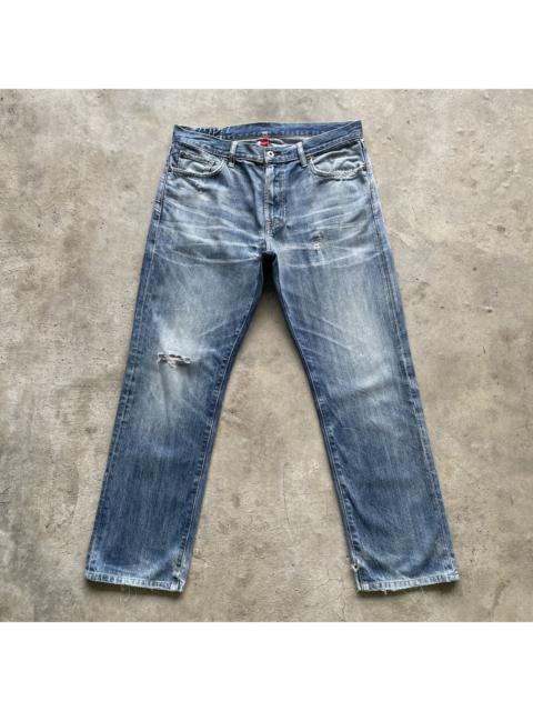 Other Designers Vintage - Vintage Japanese Faded Distressed Denim Jeans Pants W33x30