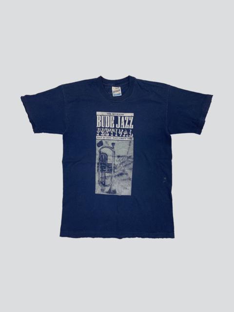 VTG Bude Jazz Festival 1994 T ShirtSize M Single Stitch Shirt Distressed T-Shrit Men Shirt Women Shirt 90s Jazz Shirt