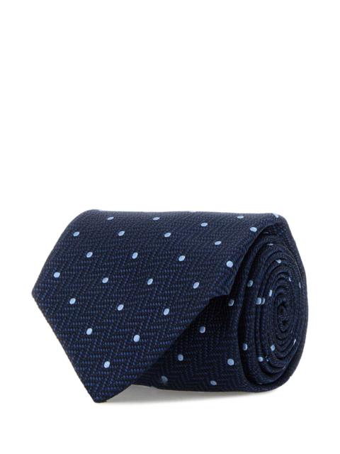 Brioni Brioni Men Embroidered Silk Tie