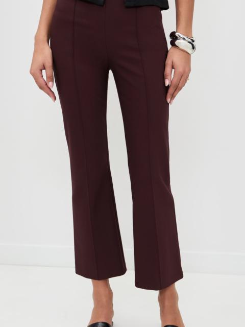 Vince Mid Rise Pintuck Crop Flare Pants