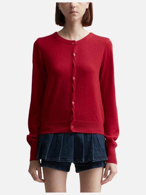 lesugiatelier MERINO WOOL CARDIGAN