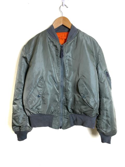Other Designers Alpha Industries - Vintage Alpha Industries Reversible Bomber Flight Jacket