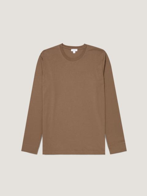Sunspel Long Sleeve Riviera Midweight T‑shirt