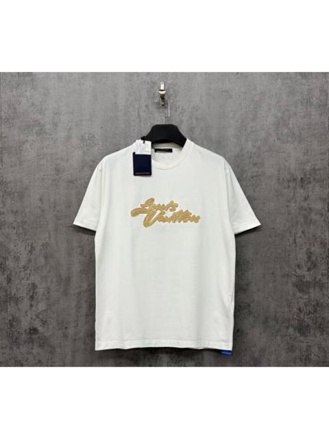 Louis Vuitton Louis Vuitton LV25 Latest Woven Logo Short-Sleeve Shirt