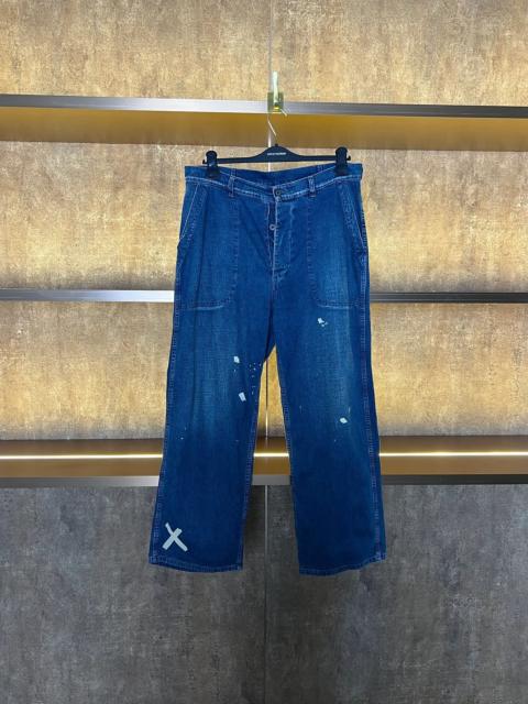 Maison Margiela Maison Margiela splatter denim jeans