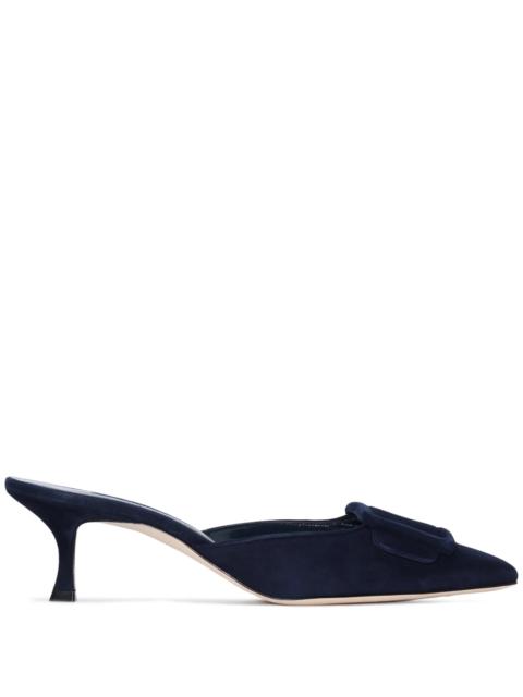 Manolo Blahnik 50mm Maysale mules