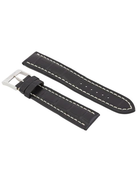 BREITLING Breitling Black Strap with a Stainless Steel Tang Buckle 22-20mm