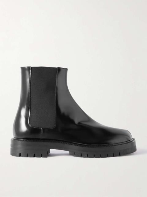 Tabi Patent-Leather Chelsea Boots