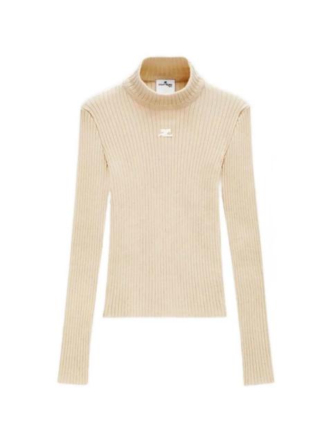courrèges Courreges Women Ribbed Knit Sweater – Re-Edition
