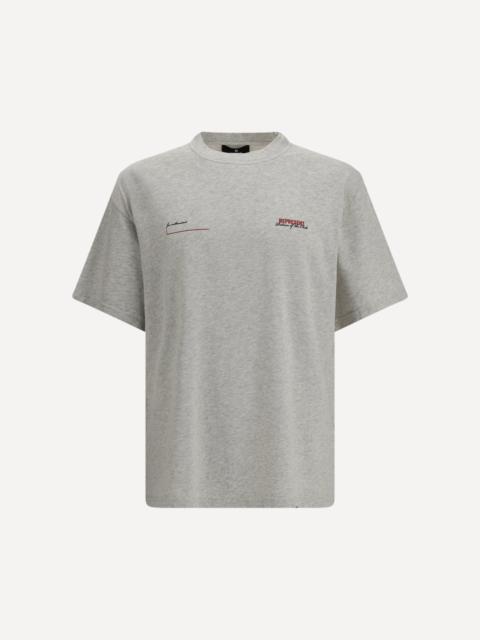 Nigel Cabourn New Medical Shirt Salt & Pepper in Light Grey - M