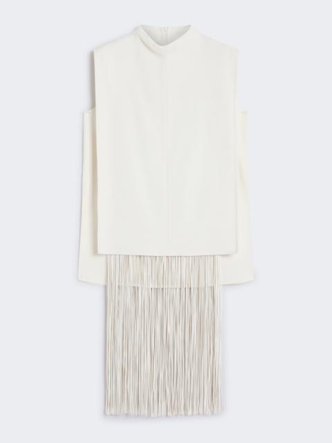 Sportmax SORAIA Sleeveless top with fringes