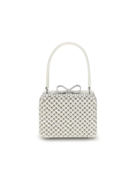 self-portrait Self-Portrait Pearl-Adorned Handbag