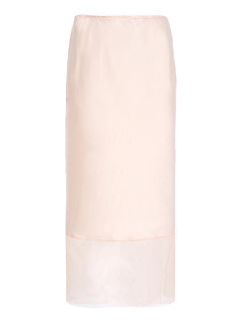 The Garment Catania Silk Skirt pink