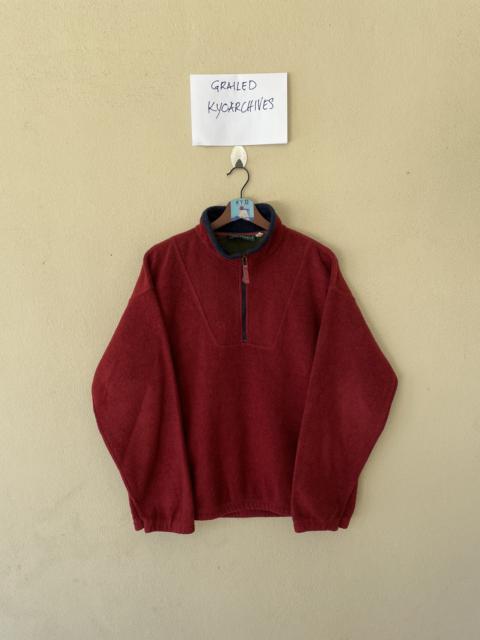 Other Designers Vintage - VINTAGE FRED PERRY MADE IN ITALY ANORAK FLEECE JACKET