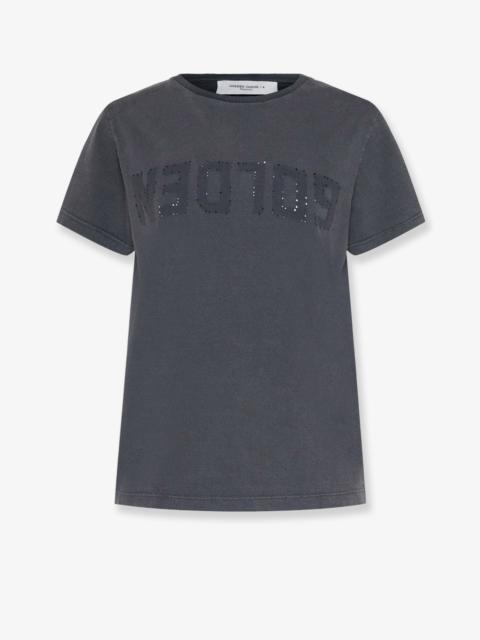 Golden Goose Golden Goose Deluxe Brand Distressed Cotton T-Shirt