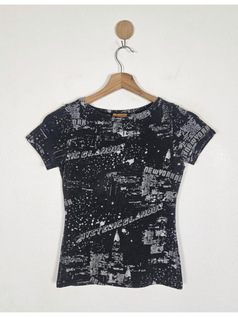Hysteric Glamour Hysteric Glamour New York glitter shirt