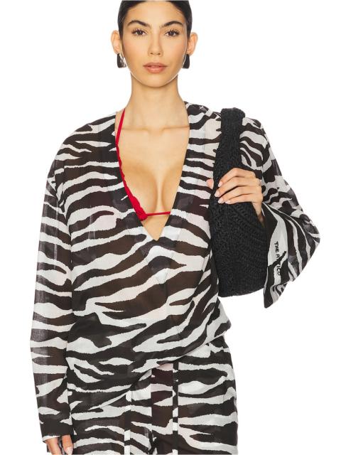 Zebra Printed Top