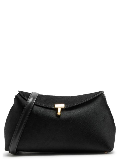 Toteme T-Lock Calf Hair Clutch