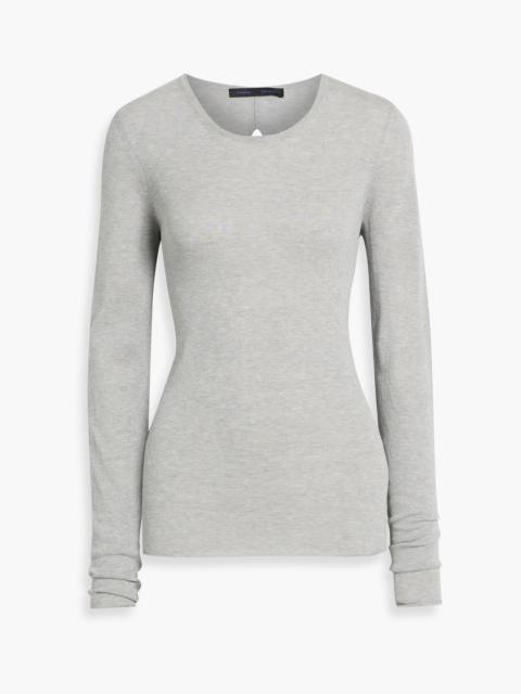 Proenza Schouler Tina cutout cotton and silk-blend sweater