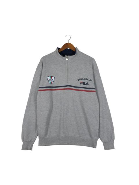 Other Designers FILA Biella Italia Half Zipper Sweatshirt