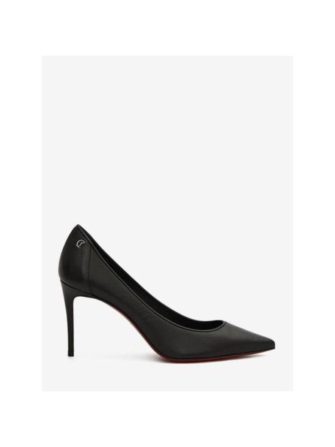 Christian Louboutin CHRISTIAN LOUBOUTIN Sporty Kate 85 Black Leather Pumps New &