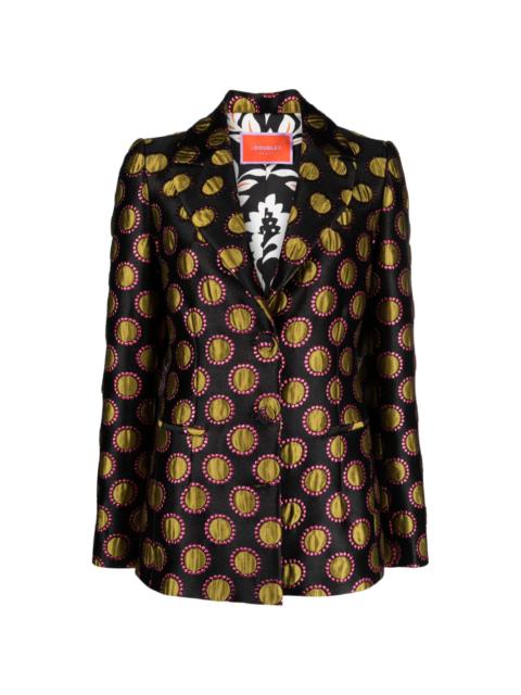 La DoubleJ 24/7 patterned-jacquard jacket