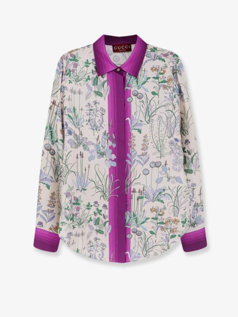 GUCCI Gucci Printed Silk Shirt