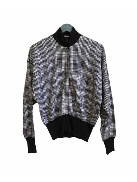 Other Designers Designer - Norma Kamali Plaid Design Button Up Jacket