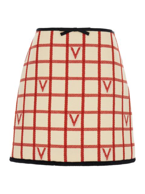Valentino Women Skirt | Mossi | Check Treccia Vlogo