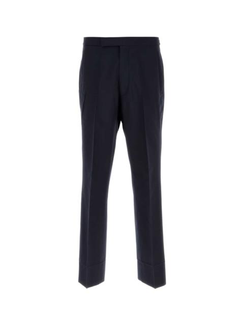 Prada Navy Blue Wool Blend Pant