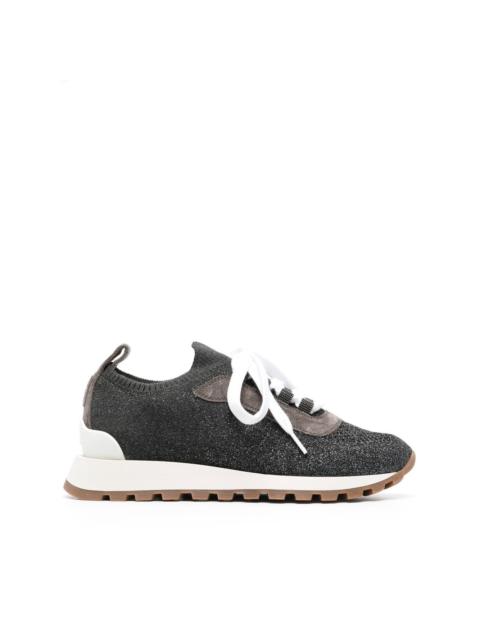 Brunello Cucinelli sock-style low-top trainers