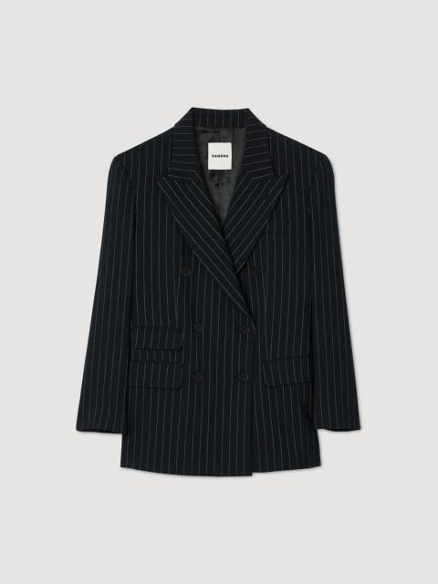 Sandro STRIPED SUIT JACKET