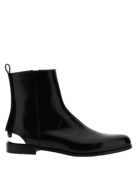 Alexander McQueen Alexander McQueen Metal Heel Ankle Boots