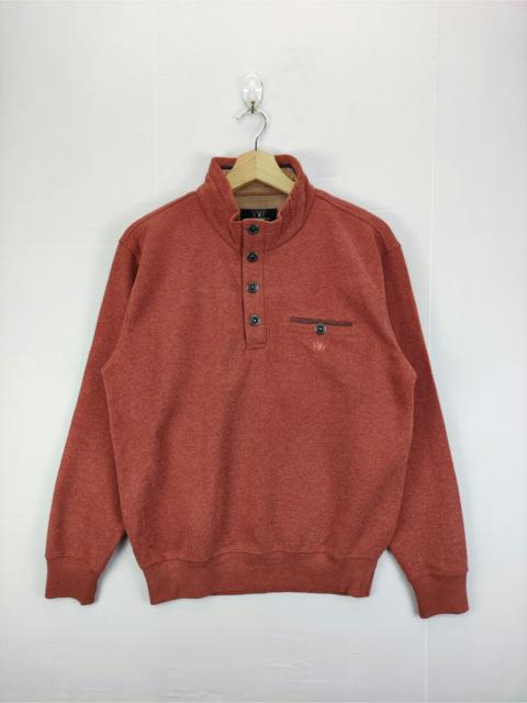 Other Designers Vintage Playboy Sweater Querter Button