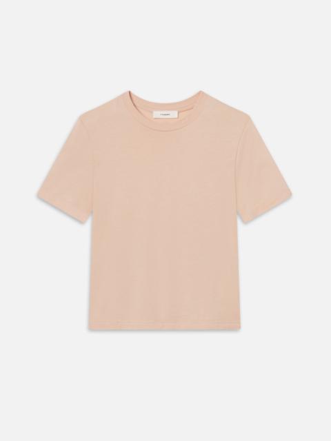 FRAME The Baby Tee in Pink Sand