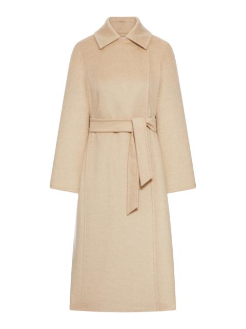 Max Mara Max Mara Women Riccio Camel Coat With Belt