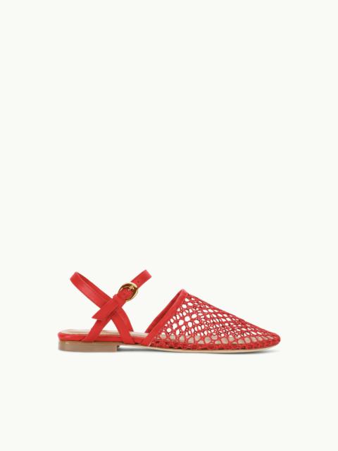 STAUD STAUD RETE SANDAL RED NETTING