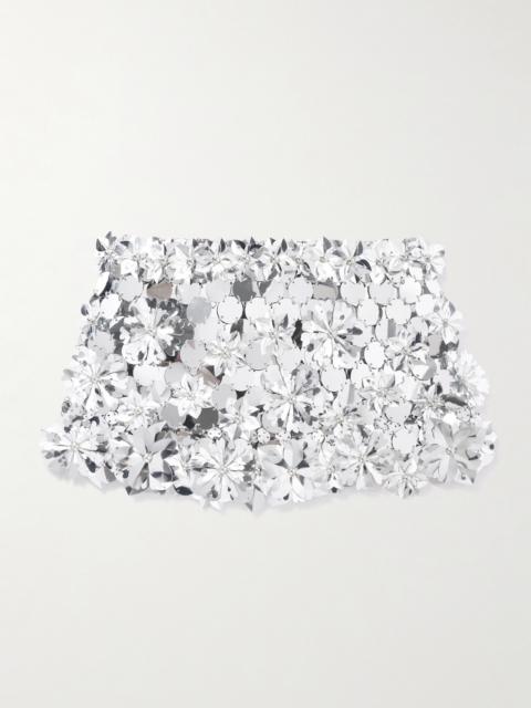 rabanne Embellished Chainmail Mini Skirt