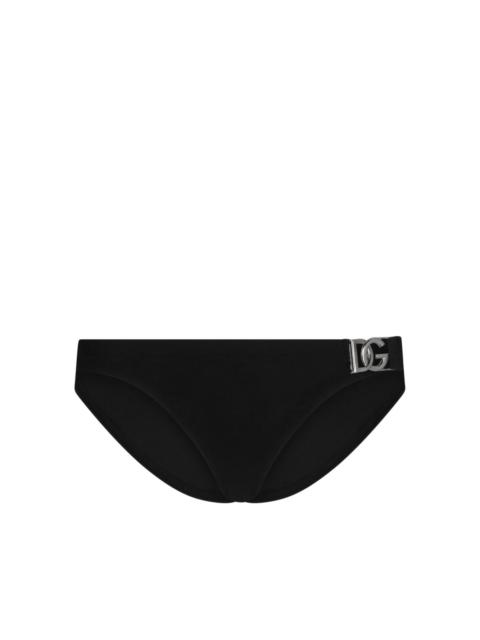 Dolce & Gabbana logo-plaque swim trunks