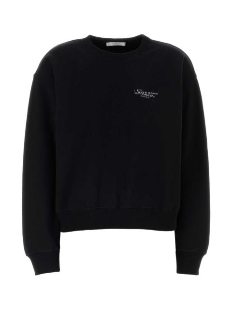 Givenchy Givenchy Women Black Cotton Sweatshirt