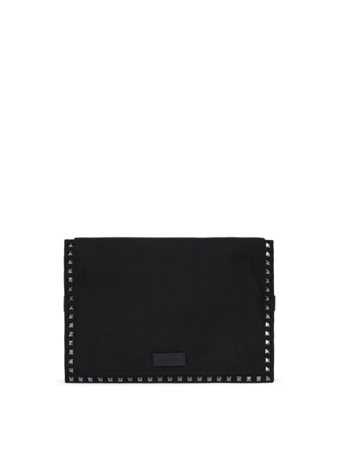 Valentino Valentino Garavani Canvas Flat Clutch