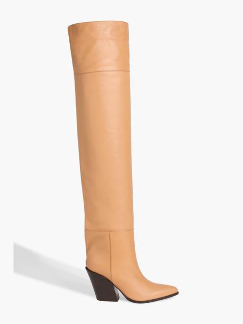 JIMMY CHOO Maceo 85 leather over-the-knee boots